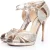 Jimmy Choo Glitter stoffen plateau sandalen.