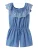 NAME IT Overall ‘NKFFERMA’  blauw / offwhite