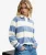 Athletic Essential Gestreept Rugby Top Oversized Pasvorm Blue