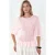 Dames Solid Crepe Rimpel Blouse