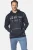 Jan Vanderstorm +FIT Collectie hoodie BJOMOLF donkerblauw