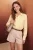 TRENDYOLMİLLA Dames Geel Effen Lang Regular fit Overhemden
