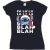 Li-cense Disney dames lilo and stitch kerstmis blah blah blah katoenen t-shirt