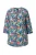 Ulla Popken Tuniek  blauw / lichtgroen / zalm roze