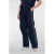 Geisha wide leg regular waist gestreepte casual broek donkerblauw