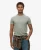 Superdry Mannen Essential T-shirt van Biologisch Katoen met Logo Grijs