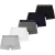 Reebok Boxershorts van jersey voor heren (set van 5) (Zwart/Wit/Grijs)