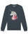 Watapparel Sweatshirt ‘Flash, the unicorn’  antraciet / gemengde kleuren