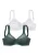 PETITE FLEUR Minimizer  groen / wit