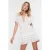 Trendyol Vrouw/Meisje Off-shoulder V-hals Kiel Mini Jurk