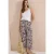 Cecil Dames 7/8-broek met High Waist en Wide Leg pijpen in een Loose Fit pasvorm in Bruin