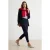 TRENDYOLMİLLA Dames Donkerblauw Effen Carrotbroek Normale taille Broeken