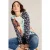 White Stuff Clara Ls Tee Blue Print