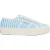 Superga Dames/Dames 2740 Print Stripes Trainers (Off White/Zure zomerse hemel)