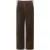 Selected High waist corduroy broek met bandplooi ‘Luke’