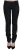 Just Cavalli Vrouwen Zwarte Skinny Broek met Lage Taille Vlechtwerk