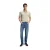 Boss Polo-shirt voor heren met Passenger Box-logo (Pastel Grijs)