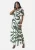 Elara Jurk  kaki / wit