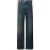 REVIEW straight fit jeans van puur katoen in used-look