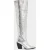 AllSaints Reina Metallic Boot Silver