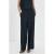 Mango wide leg high waist broek donkerblauw