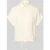 mustang regular fit blouse van een viscose-linnenmix met trekkoord