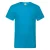 Fruit Of The Loom Heren Valuegewicht V-hals, T-shirt met korte mouwen. (Azure Blauw)