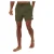 Threadbare Heren Textured Relaxed Fit Zwemshort (Kaki Groen)