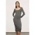 Motivi Lurex Jacquard Knit Sheath Dress Black