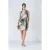 Khaki dierenprint jurk