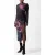 French Connection Smokey Placement Floral Dress Blackout Multi