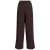 VILA wide leg casual broek – donkerbruin