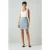 LK Bennett Karis Tweed Mini Skirt Blue/cream
