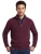 Half zip trui Fynch Hatton gebreid rood