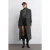 Getextureerde Tweed Lange Overjas