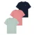 Abercrombie & Fitch T-shirt – groen / roze / donkerblauw (set van 3)