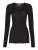 Seamless Basic Shirt ‘Romance’  zwart