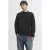 JACK & JONES ESSENTIALS trui rib gebreid zwart