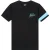 Malelions Junior Captain T-Shirt | Black/Blue