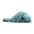 Dames schapenvacht pantoffels Teal Warm Winter Fur Crossover – Snowbelle