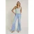Para Mi high waist flared jeans light blue denim