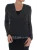 Ermanno Scervino Grijze Wol Kant Top Lange Mouw T-shirt