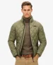 Superdry Mannen Fuji Lite jas met Ruitvormige Wattering Groen