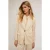Motivi Satin Single-breasted Blazer Beige