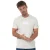 Tommy Hilfiger T-Shirt met logo in ton sur ton rechthoek voor heren, wit gemêleerd