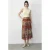 Hoge Taille Paisley Maxi Rok
