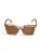 PIECES Zonnebril ‘PCBALLA’  crème / bruin