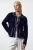 TRENDYOLMİLLA Dames Donkerblauw Colorblock Driekwart mouw Oversized Vesten