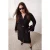 Trendyol Curve Dames Zwart Effen Maxi Lang Recht Grote maten Jurk