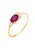 ELLI PREMIUM Ring  goud / rood